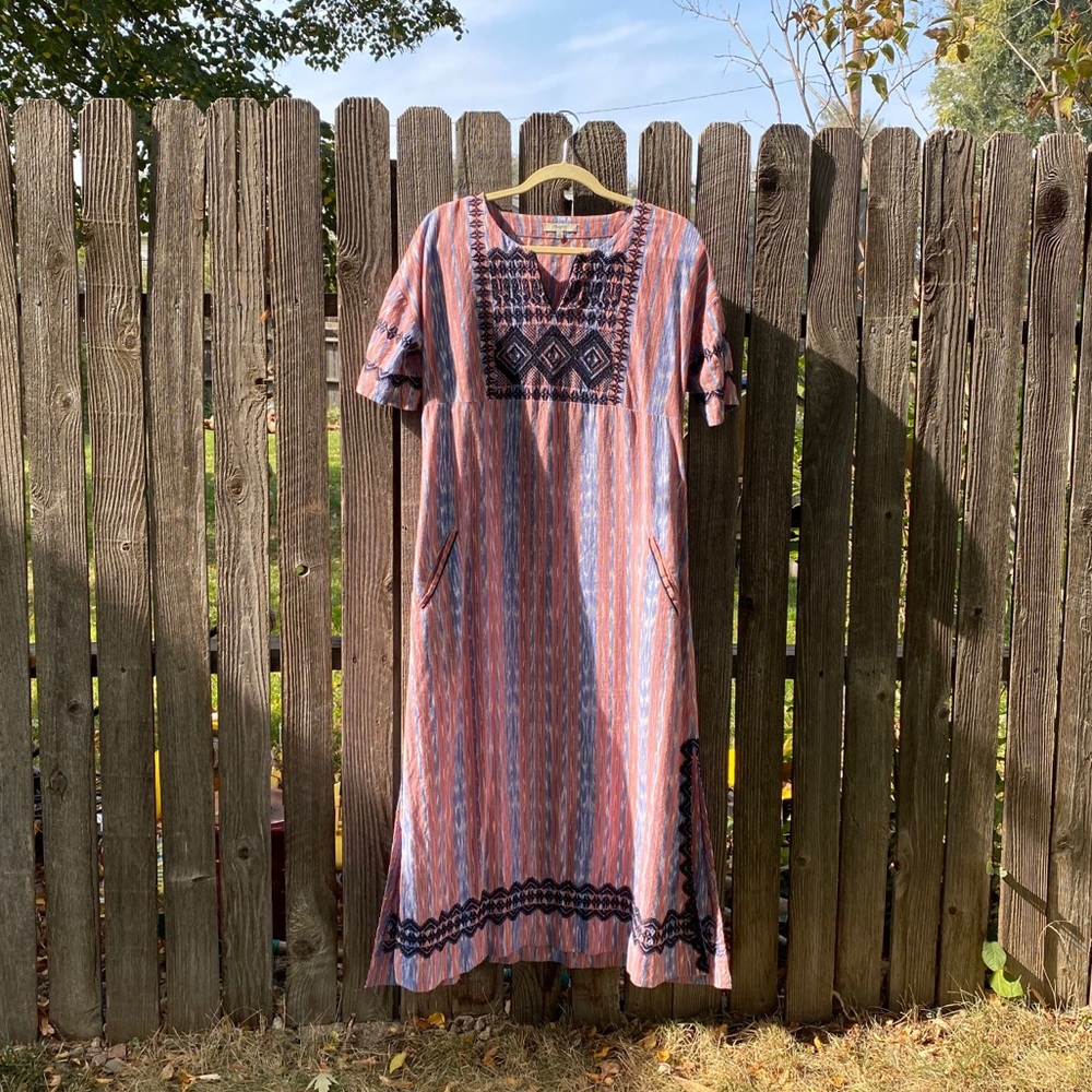 Madewell Ikat Maxi Dress with Pockets, Women's M